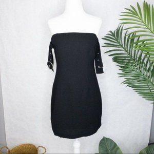 Forever 21 Mini Black Off The Shoulder Mini Dress